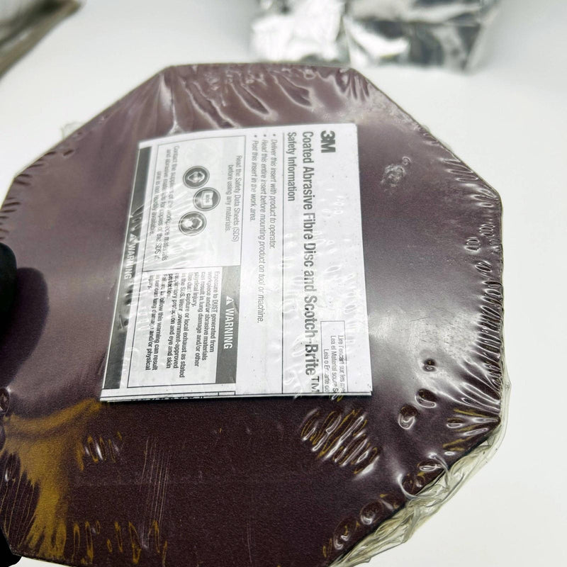 3M 44920 Fiber Fibre Disc 7 x 7/8" 120 Grit Octagonal Die 700WW 381C 25/Bag 3