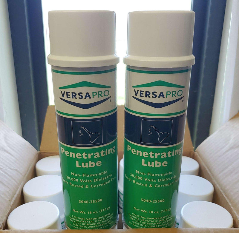 Penetrating Lubricant Non-Flammable 30,000V Dielectric 12 Cans 18OZ Aerosol Cans