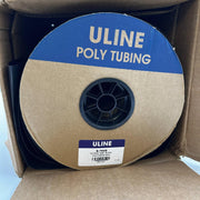 Uline S-7926 Black Poly Tubing Roll 6 Mil 24" x 500' LDPE Non-Vacuum 1 Roll 8