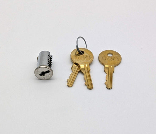 Diebold 31-018431 Undercounter Lock Core w/ 3 Keys Keyed 8008 Non Mastered 1