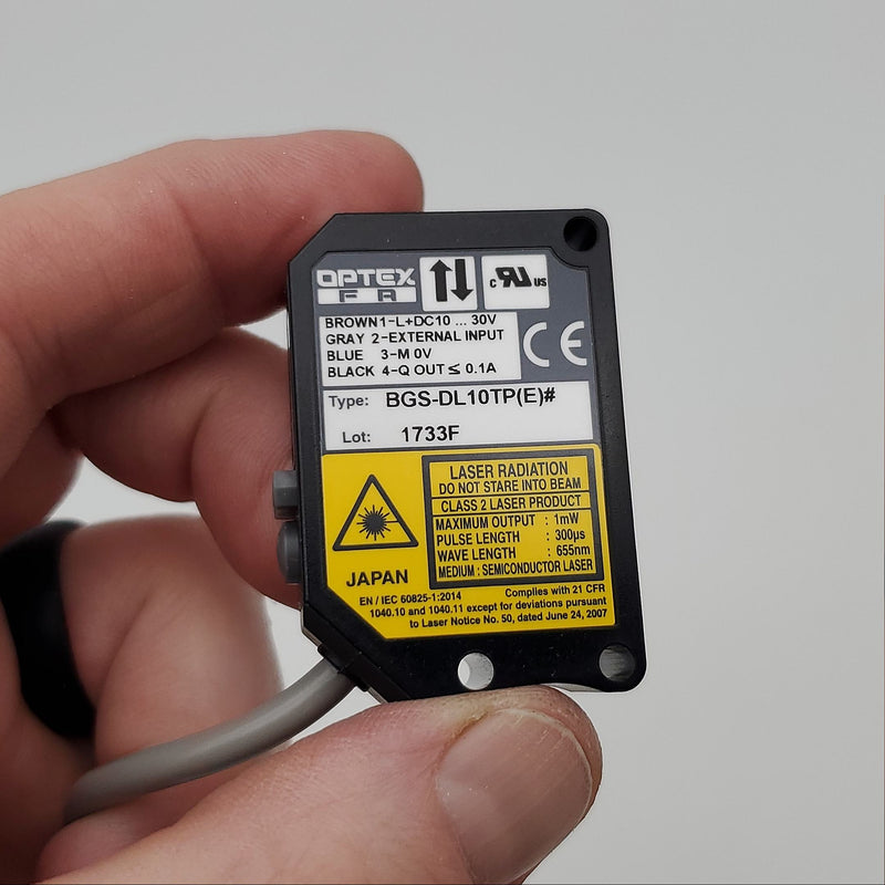 Optex BGS-DL10TP CMOS Linear Image Sensor Digital Laser 40 to 100mm Range 2