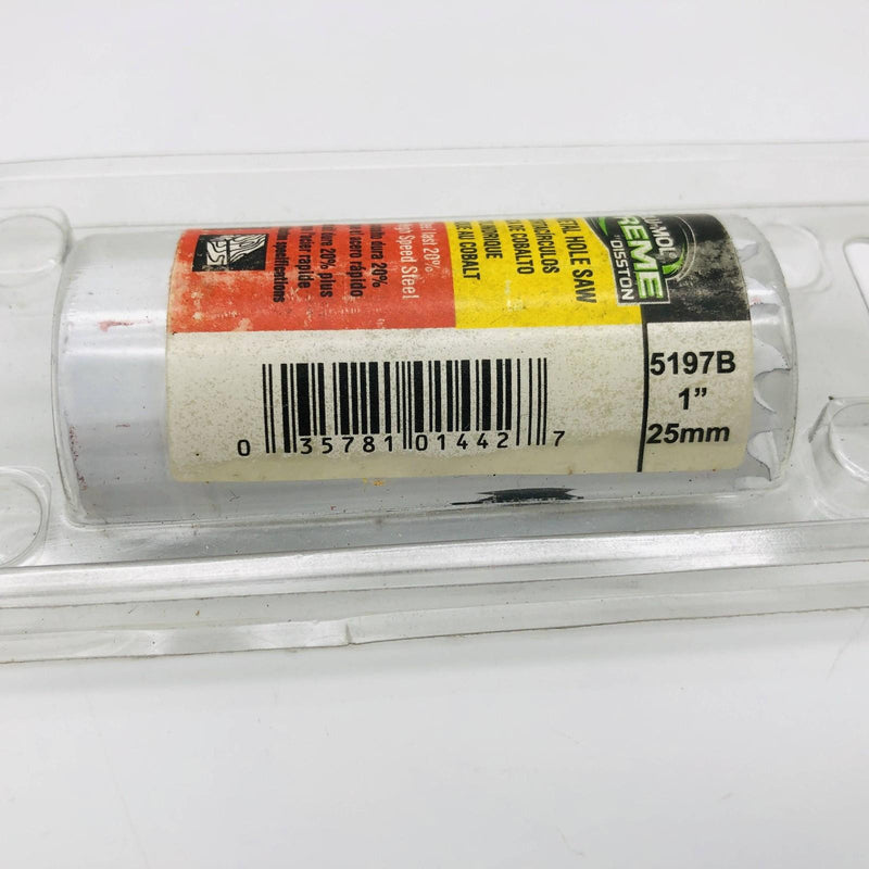 Blu Mol Xtreme 5197B Hole Saw 1" / 25mm Cobalt Steel Bi-Metal Cats Eye Opening 2