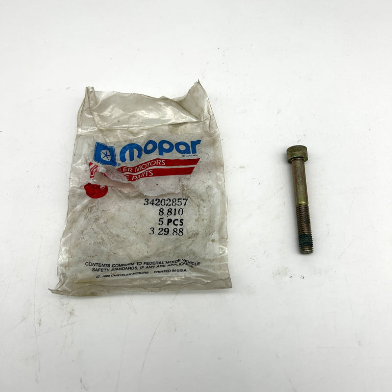 Mopar 34202857 Screw Socket Head for Brakes 1ct OEM NOS Open