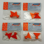 Loc-Line 51809 Flat Nozzle 2-1/2" Flare Acetal For Liquid Air 4pks of 2/8 Total 1