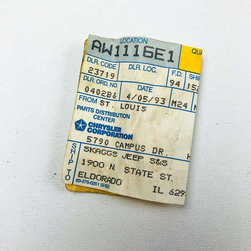 Mopar 2881676 Spring for Brake Shoe Return OEM NOS Fits 2003-06 Jeep Wrangler 2