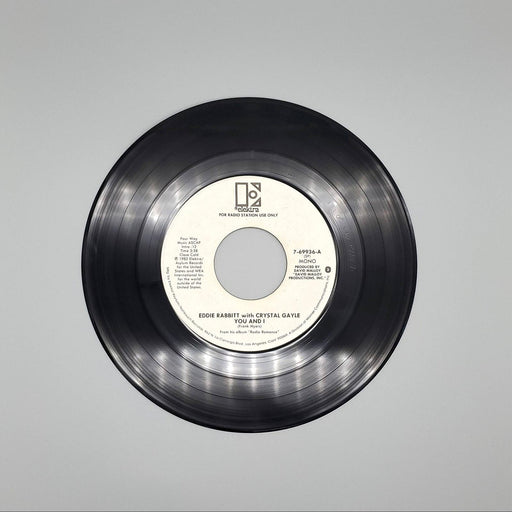 Eddie Rabbitt You And I Single Record Warner Bros. 1982 7-69936 PROMO 1