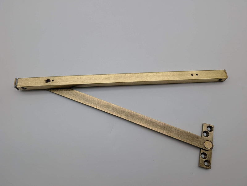 Rixson 55-213 Overhead Door Holder Surface Friction Satin Brass Checkmate 55 6