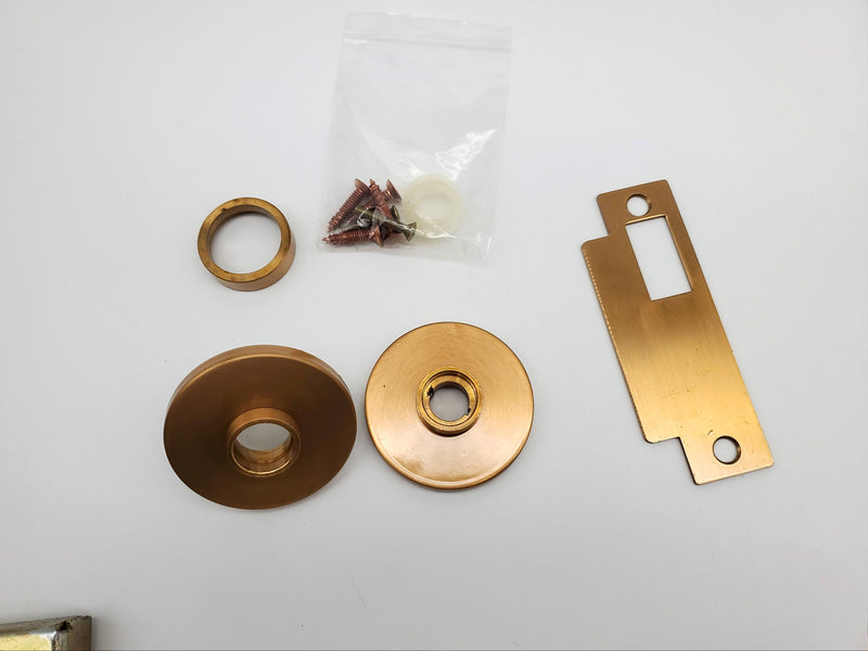 Yale 8708 Mortise Lockset Classroom Function RH Satin Bronze MOR Trim 2-3/4" BS