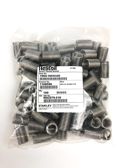 HeliCoil M16x2 Screw Thread Insert 32MM Stainless Steel Thread Repair 100 Pack 4