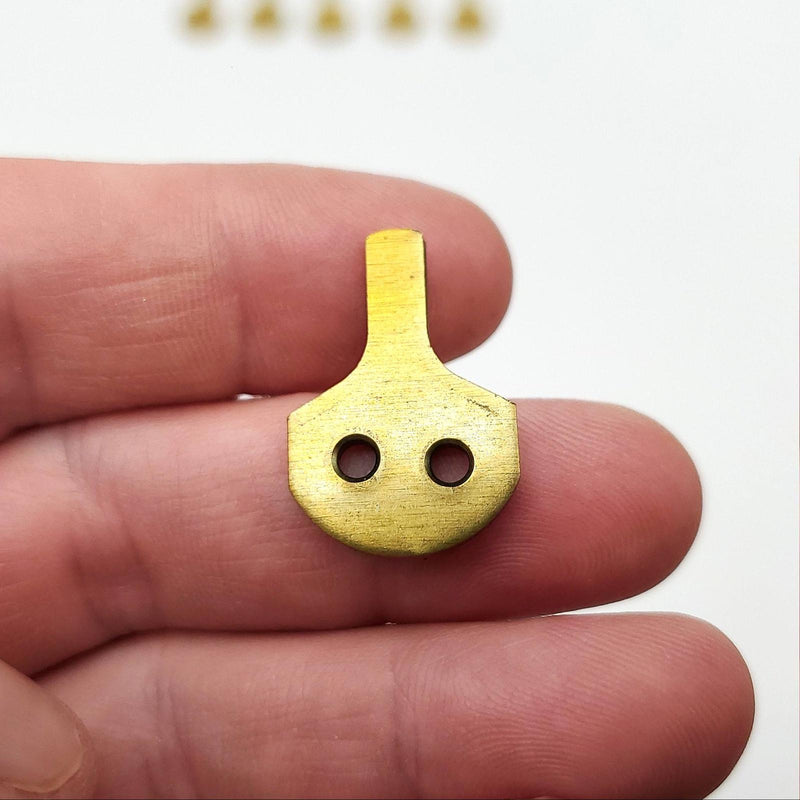 10x 16CR-004 Cams for 836 Series SFIC Mortise Cylinders Satin Brass NOS 2