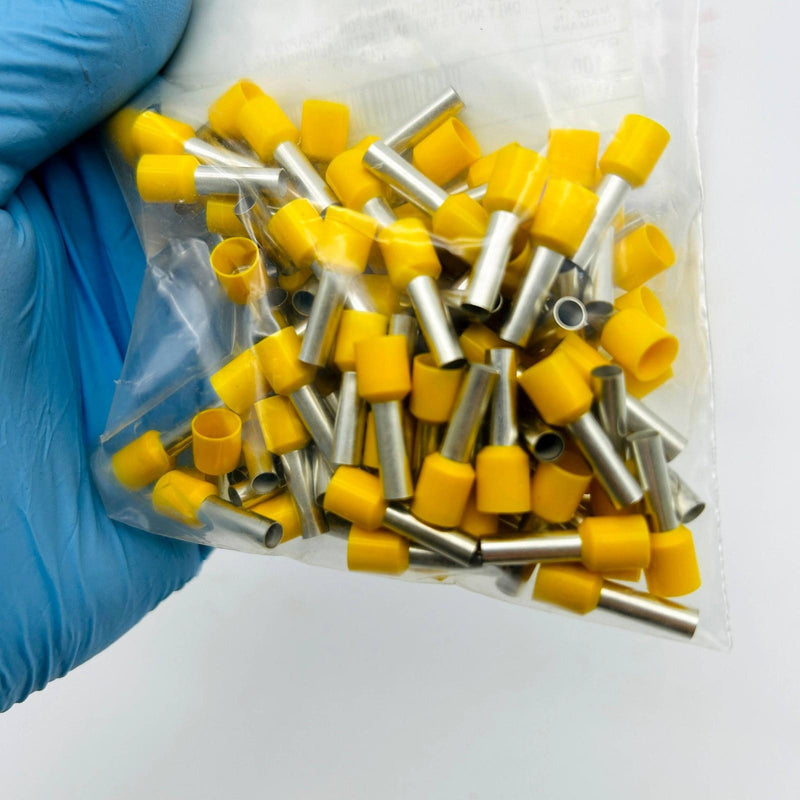 Thomas and Betts F2041 Covered Wire Ferrules Sta Kon 10 AWG/6mm2 Yellow 200pcs