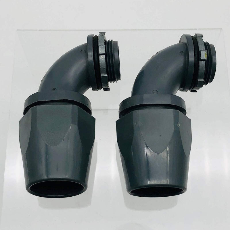 Carlon LT20F-NEW Carflex Fitting 1in 90 Degree Liquid Tight Non-Metallic 2pk 1