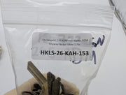 10x Sargent 270 RDM Key Blanks RDM Keyway Nickel Silver 5 Pin 3