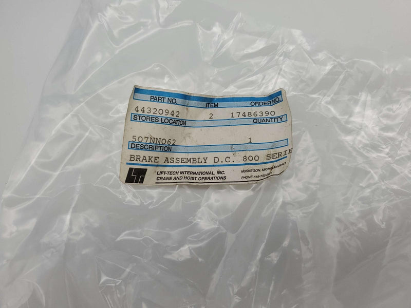 Lift-Tech 44320942 Brake Assembly Repair Kit for Yale 800 Series Hoists 7