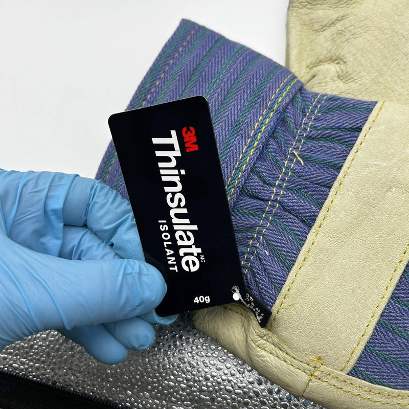 PIP 78-3927 Leather Palm Gloves Sz Large Pigskin w/ 3M Thinsulate Liner 6 Pairs