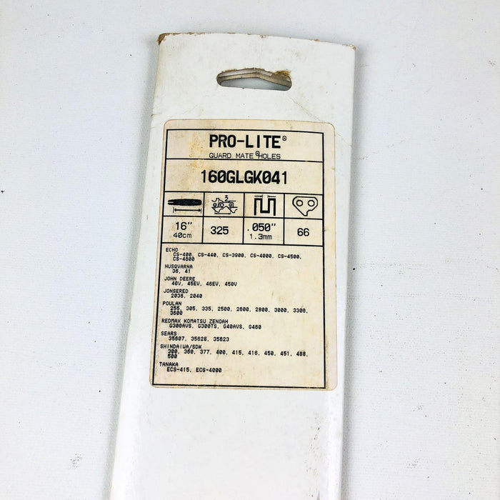 Oregon 160GLGK041 Chain Saw Guide Bar 16" Pro Lite Guard Mate Holes New NOS 2