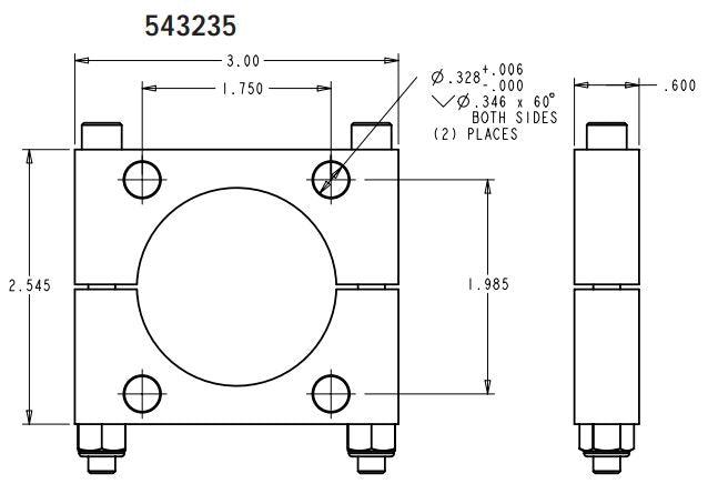 Cleco 543235 Assembly 47EA Mounting Bracket for Cleco Electric Nutrunners 2