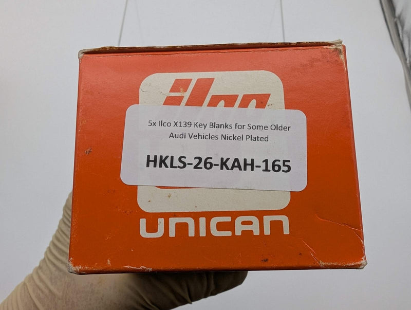 5x Ilco X139 Key Blanks for Some Older Audi Vehicles Nickel Plated 3