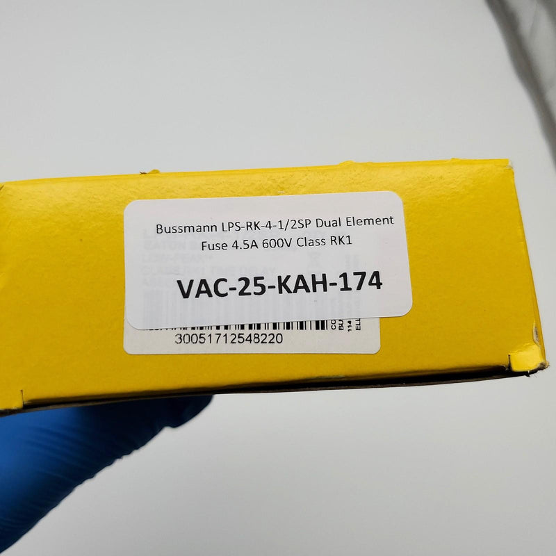 Bussmann LPS-RK-4-1/2SP Dual Element Fuse 4.5A 600V Class RK1 5