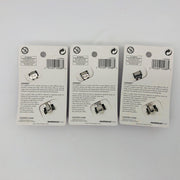 3-Pack Goody Leslie Barrettes Hair Clips Autoclasp 3.5inches Black Silver 15488 6