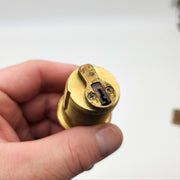 Kwikset Mortise Lock Cylinder No 361 Satin Bronze 1-1/4" Length USA Made NOS 4