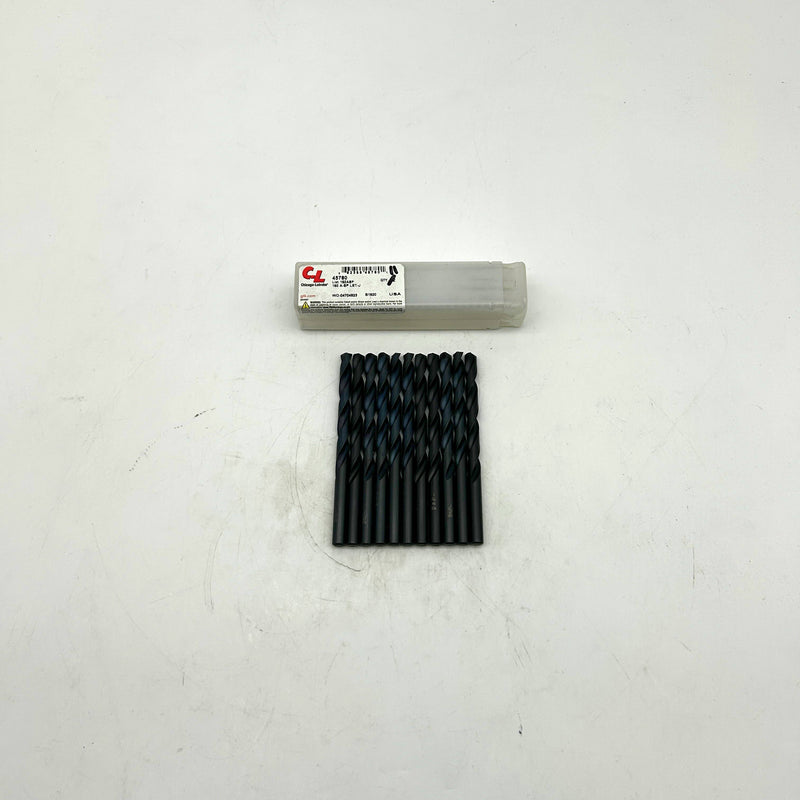 Chicago Latrobe 45780 Jobber Drill Bit Letter J 150ASP HSS Black Oxide Lot of 11