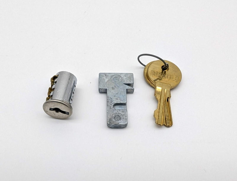 Diebold 31-018431 Undercounter Lock Core Kit w Bolt & 2 Keys Keyed 8011 1