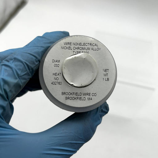 Brookfield B600 Aircraft Safety Lock Wire .032" 1LB Aviation Heat No 432763 2
