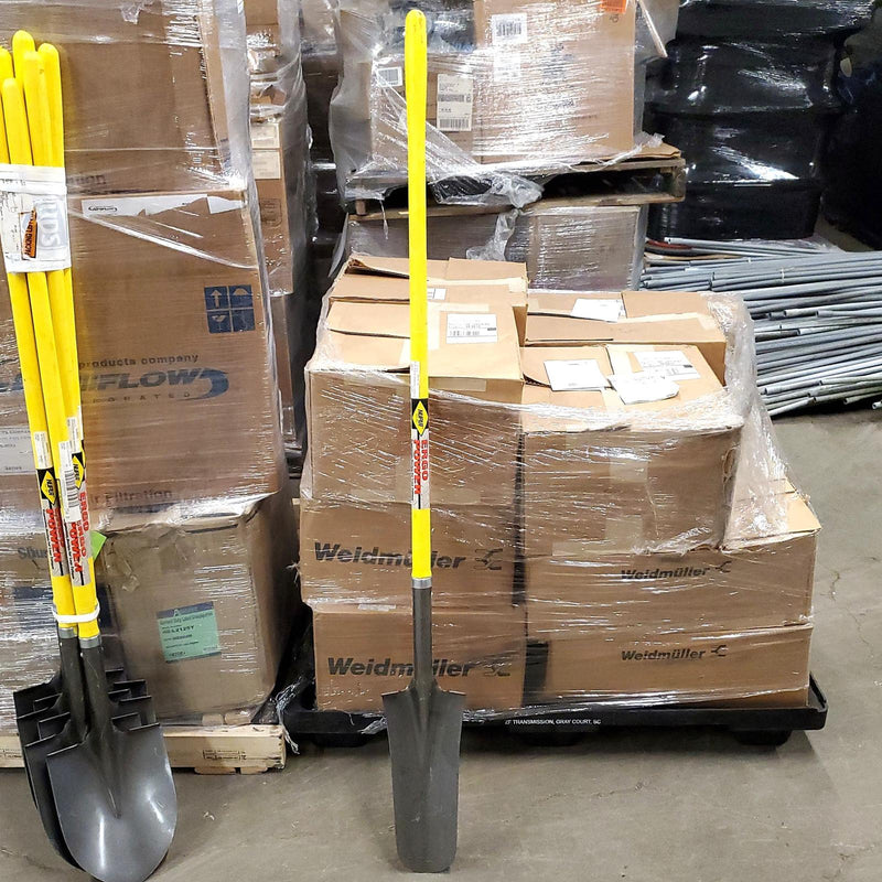 Nupla Ergo Power Drain Spade 14" x 4.75" Blade 48" Molded Fiberglass Core Handle 1