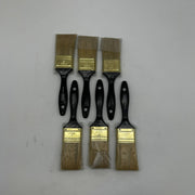 Osborn 70070 Varnish Brush 2in Wide 9/16in Thick 2-3/4in Trim White Bristle 6pk 6