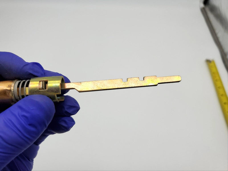 Schlage 01-056 Plunger & Button Inside Satin Bronze Privacy Knob A40S 4.25" L 2