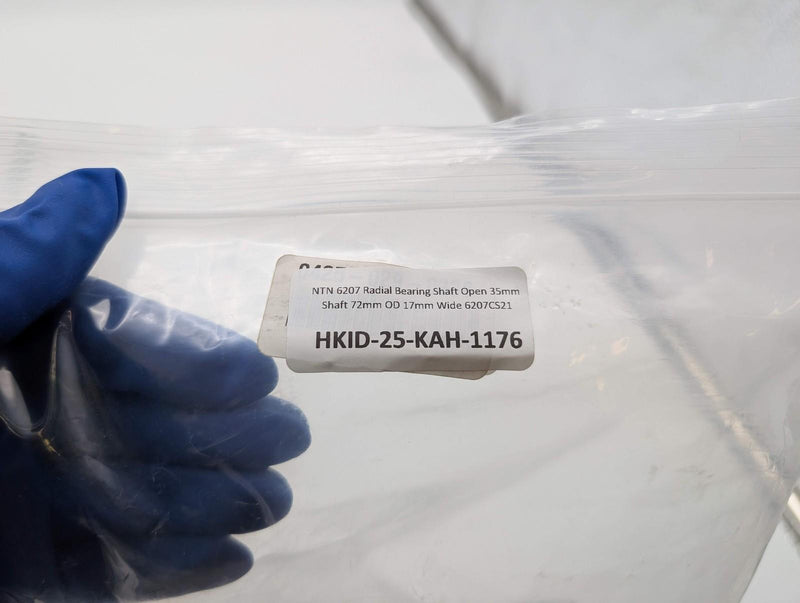 NTN 6207 Radial Bearing Shaft Open 35mm Shaft 72mm OD 17mm Wide 6207CS21 4