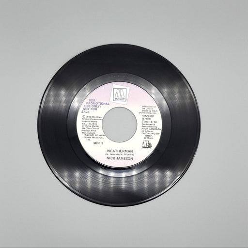 Nick Jameson Weatherman Single Record Motown 1986 1853 MF PROMO 2