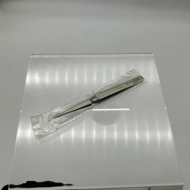 Excelta 31-SA Reverse Action Tweezers Straight Ant-Mag SS 316L 5" OAL Conductive