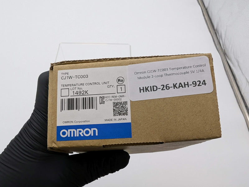 Omron CJ1W-TC003 Temperature Control Module 2-Loop Thermocouple 5V 1/4A