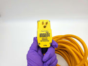 50 ft Rainproof Extension Cord 3 Receptacle 12 Gauge 3 Conductor 15A 120V GFCI 4