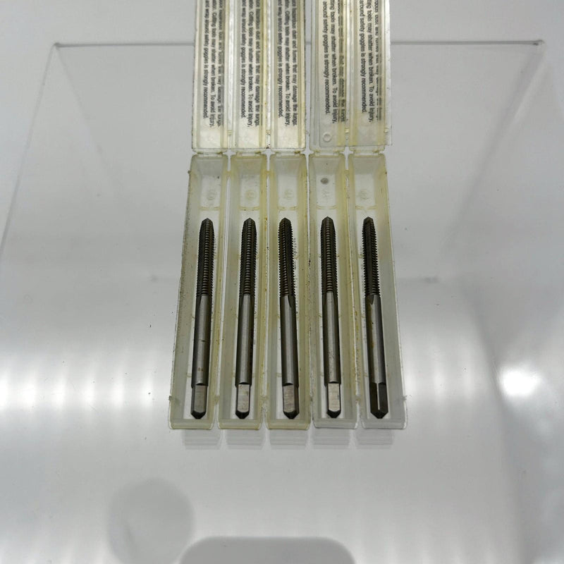 5pk Cle-Line C00723 Plug Hand Tap #8-32NC H2 4 Flutes 2-1/8 OAL General Purpose 2