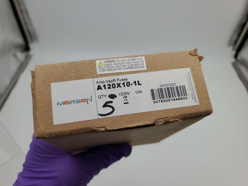 Mersen A120X10-1L Fuse 10A 1200V High Speed Amp-Trap A120X 5