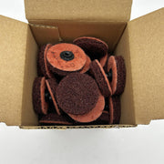 Merit 08834166394 Buffing Quick Change Discs 2inch CRS Type 2 A/O Coarse 50/Box 9