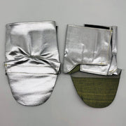 National Safety Apparel L09NJNJVCFSXL Silver Spats XL Hook Loop Aluminized OPF 1