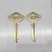 2x Yale FN411 GD Key Blanks Hotel Motel GD Keyway Nickel Silver 7-1/2 Pin NOS 1