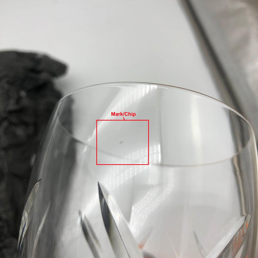 1ct Waterford Crystal Wine Goblet John Rocha 9-7/8" Signature 100489 Mark Chip 2
