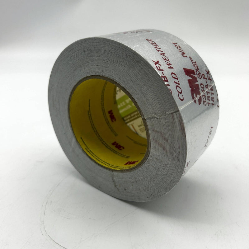 3M Aluminum Foil Tape 3340 2.5" x 50 yd 4.0 mil Silver HVAC Sealing and Patching 5