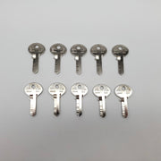 1x Ilco X1000G Key Blank for Older Corbin Utility Locks Nickel Plated 5 Pin 3