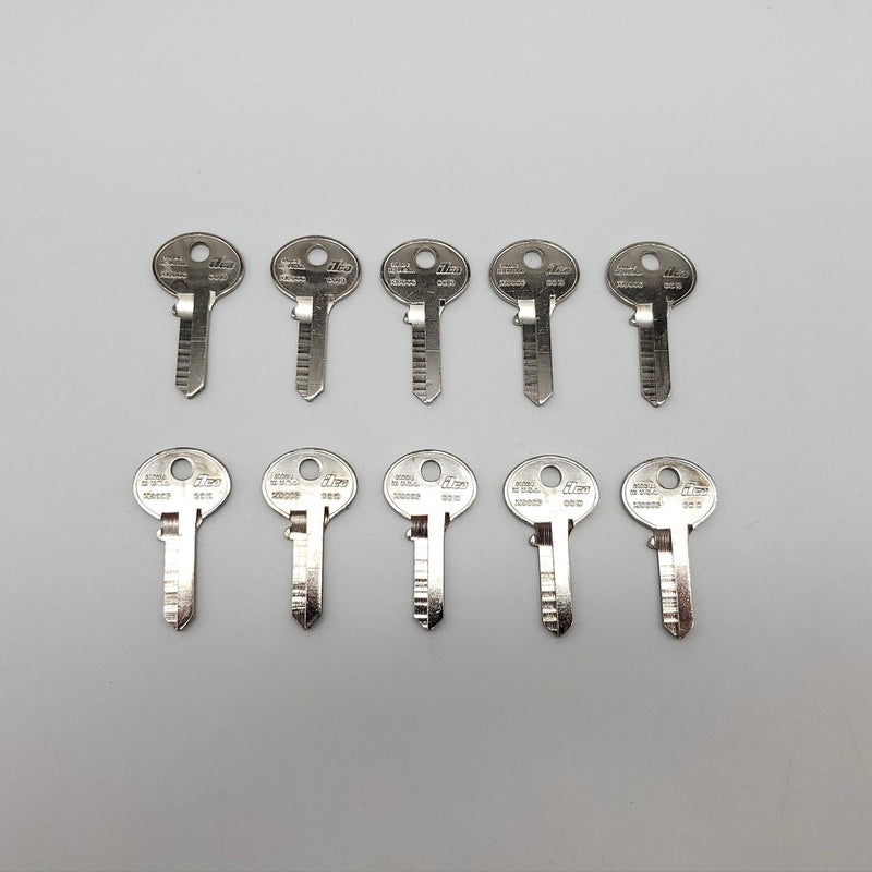 1x Ilco X1000G Key Blank for Older Corbin Utility Locks Nickel Plated 5 Pin 3