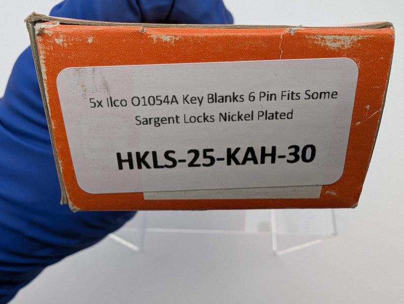 5x Ilco O1054A Key Blanks 6 Pin Fits Some Sargent Locks Nickel Plated 4