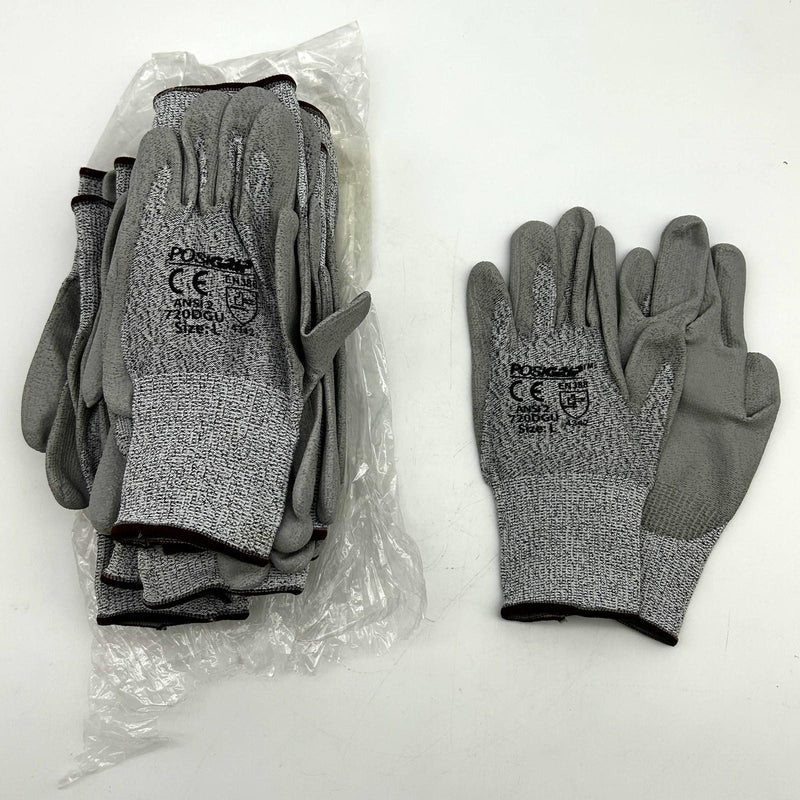 PIP Posi Grip 720DGU Cut Resistant Glove Sz Large HPPE Blend Polyurethane 12 Prs 1