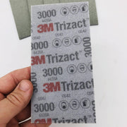 3M 30190 Foam Sheet Trizact Sanding 2-3/4 x 5-1/2 Hookit P3000 5 Sheets Per Pack 6