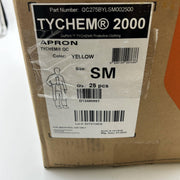 Dupont Tychem 2000 Sleeved Apron Size Small Yellow QC275BYLSM002500 25 pcs/Case 2