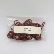 Marco Size 115 Silicone O Ring 0.103 CS 0.674 ID FDA 70A Compliant Pack of 100 8